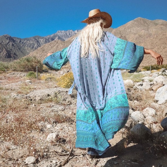 🦅SOLD🦅 Spell & The Gypsy Collective Desert Wanderer Kimono One Size - Picture 3 of 12
